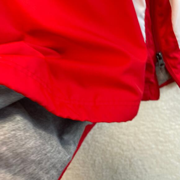 SportTek Trinity Valley college Cardinals Windshirt Pullover Red V-Neck Lined - Picture 4 of 11